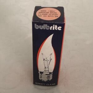 Bulbrite  Chandelier lightbulb 40w 130V